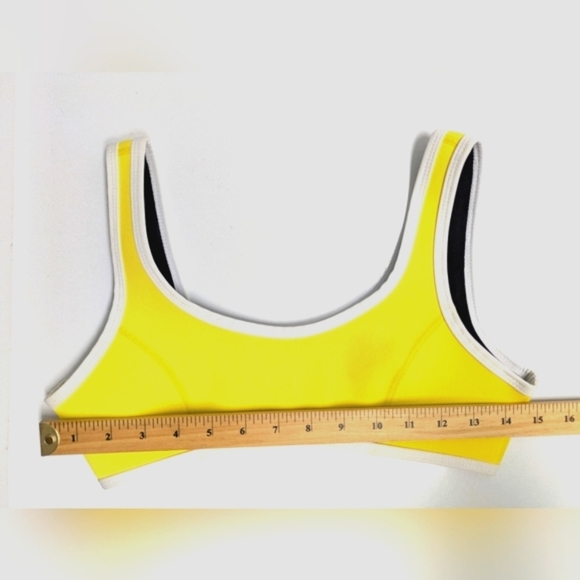 Hoaka oasis lemon yellow bikini set size small - Picture 4 of 8